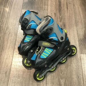 DBX Inline Skates Shoe Size 1-4 Kids Inline Skates - Blue and Black